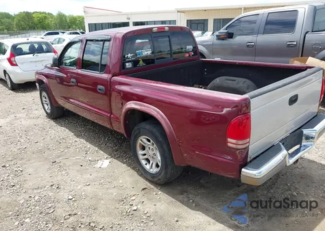 2003 Dodge Dakota Slt z USA, uszkodzony, nr VIN 1D7HL48N63S281141